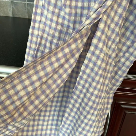 ZARA gingham knot midi skirt size medium - Picture 11 of 13